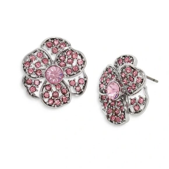 Kurt Geiger Pink SM Bloom Earrings with Dust Bag - NWT - Picture 3 of 6